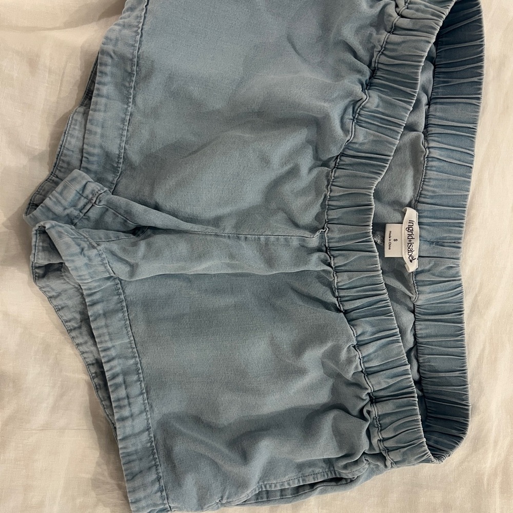 Maternity pregnancy Blue Shorts